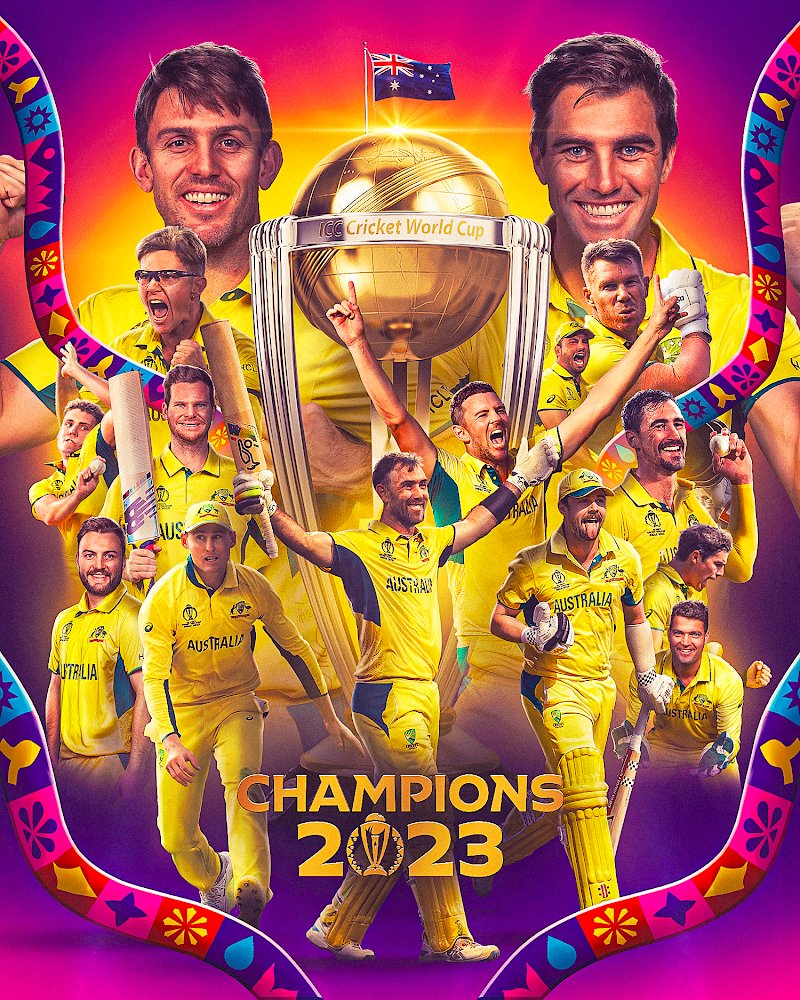 Australia, 2023 Cricket World Cup Champions